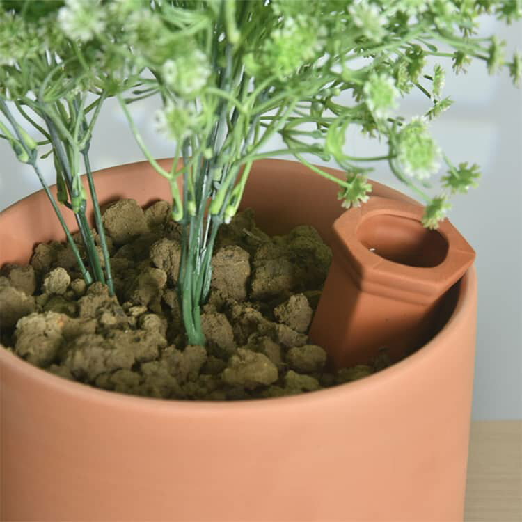 自動水やり器 植物 水やり 自動給水器 留守中も安心 ペットボトル対応 陶器 簡単 ...