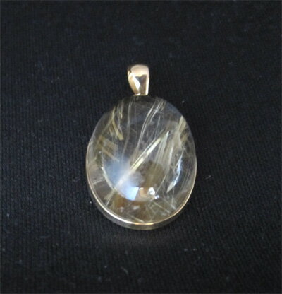 天然ルチルクォーツ（金紅石）ペンダントヘッド在庫処分SALE【送料無料】【楽ギフ_包装】【楽ギフ_のし】【楽ギフ_のし宛書】【楽ギフ_メッセ入力】 【smtb-T】