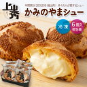 【母の日まだ間に合う】《上山秀6個 贈答箱入》 期間限定 お土産かみのやまシュー カスタードシュー【日時指定可★】ギフト プレゼント 個包装 冷凍 小分け ギフ...