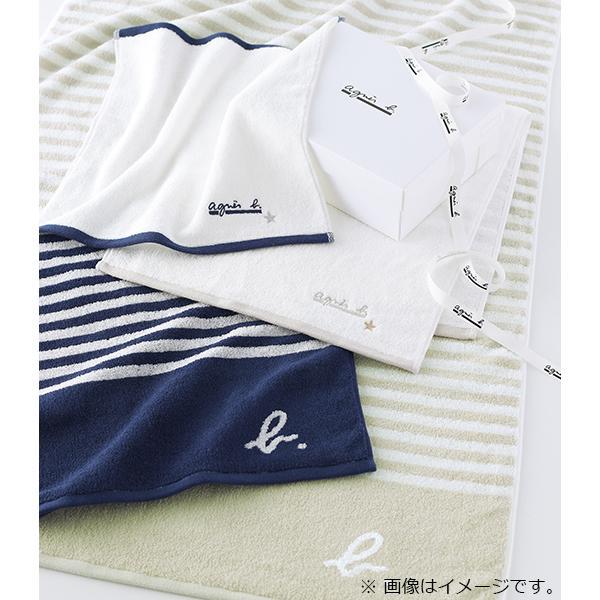 400　（CR50024）アニエスべー タオル2枚・ウォッシュタオル2枚セット贈り物　プレゼント　お祝い　お返し　出産　結婚　ギフト　お礼　ご挨拶　手土産　内祝