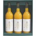 400 W3-B 早和果樹園 有田みかんジュース「飲むみかん」3本ギフト(4)