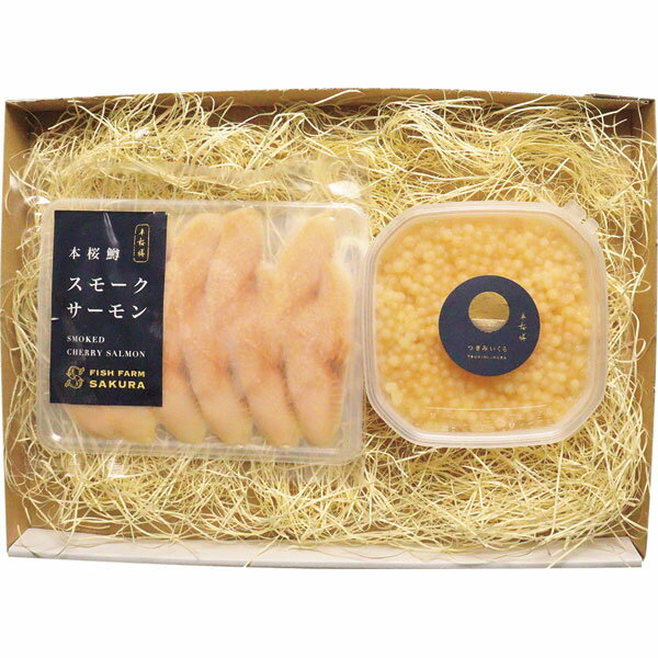 SS004　つきみいくら醤油漬け・スモークサーモンセットのサムネイル