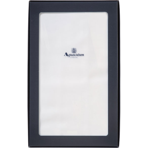 AQ-20W　アクアスキュータム　ワイシャツお仕立券付生地（白無地）