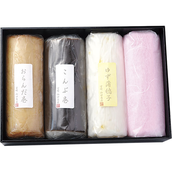 【内容】　ゆず蒲穂子、おらんだ巻、赤板かまぼこ、こんぶ巻　※賞味期間／冷蔵14日【品番】　1617_P68お歳暮商品の【 のし 】承りにつきましては「お歳暮のごあいさつ」 「お歳暮」　「無地」 のみとさせていただきます。下書き（名入れ）はご...