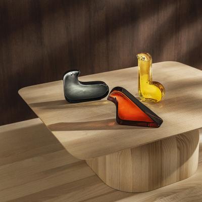 《全3種》iittala×mina perhonen イッタラミナ ペルホネンガラスバード 【ガラスバードセビリアンオレンジ　レモン　グレイ　イッタラ bird デザイン雑貨 オブジェ 北欧 シンプル フィンランド お祝い ギフト プレゼント 置物 リビング 玄関 皆川明】