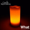 《全2色》Candle Impressions フレームレスキャンドル -ろうそくタイプ- CAT65600CR06／CAT65600CU45 【キャンドルインプレッションズ LEDキャンドル フレイムレス アウトドア キャンプ 間接照明 テーブルライト フロアライト テント アロマキャンドル】