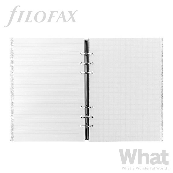 《全2色》ファイロファックス Clipbook レザー調 A5サイズ (フローラピンク／シルバー) クリップブック 【FILOFAX バインダー ノートブック スケジュール帳 システム手帳 ノート 手帳 メモ帳 ダイアリー 日記 文房具 ステーショナリー マット】