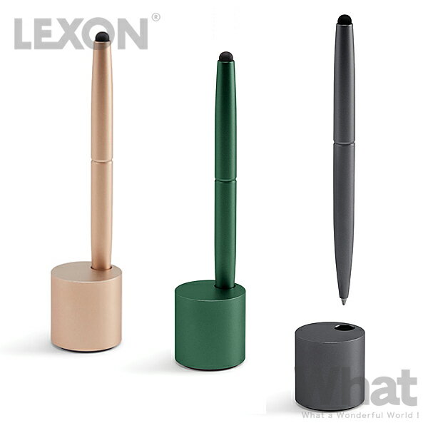 《全3色》LEXON LS142 CITY PEN ON BASE ペン＆ペンスタンド 【レクソン 