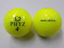 【Aランク】PHYZ　ファイズ　2017年　1球　イエロー 【マーク・ネーム有】【中古】ロストボール　ゴルフボール　BRIDGESTONE GOLF