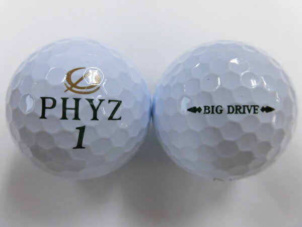 【Sランク】【マーク・ネーム有】PHYZ ファイズ 2017年 1球 ホワイト 【中古】ロストボール ゴルフボール BRIDGESTONE GOLF