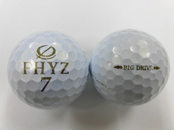 【マジックAランク】PHYZ　ファイズ　2017年　1球　パールホワイト【中古】ロストボール　ゴルフボールBRIDGESTONE GOLF