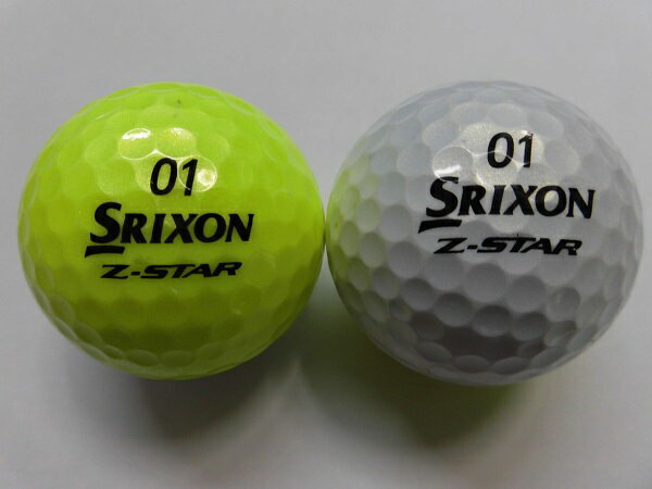 SRIXON Z-STAR　DIVIDE　YE/W　2021年　1球ロストボール　ゴルフボール　スリクソン　ゼットスター　ディバイド　イエロー／ホワイト