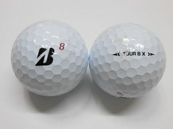 【Aランク】TOUR B X Bマークロゴ　2022年　1球 　ホワイト【マーク・ネーム無】【中古】ロストボール　ゴルフボール　BRIDGESTONE GOLF