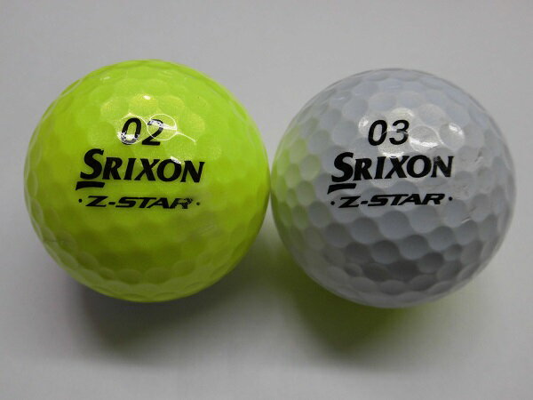 SRIXON Z-STAR　DIVIDE　YE/W　2023年　1球ロストボール　ゴルフボール　　スリクソン　ゼットスター　ディバイド　イエロー／ホワイト