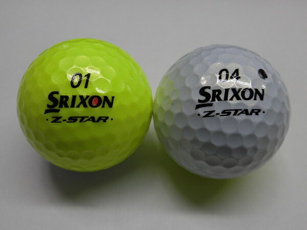 SRIXON Z-STAR 　DIVIDE　YE/W　2023年　1球ロストボール　ゴルフボール　スリクソン　ゼットスター　ディバイド　イエロー／ホワイト