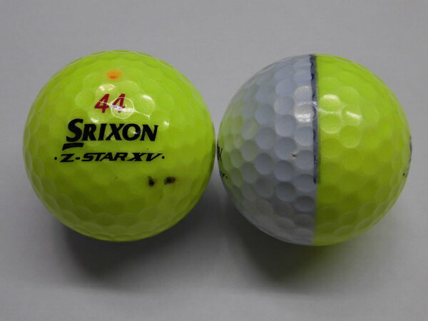 SRIXON Z-STAR XV　DIVIDE　YE/W　2023年　1球ロストボール　ゴルフボール　スリクソン　ゼットスターエックスブイ　ディバイド　イエロー／ホワイト