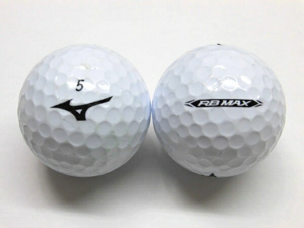 【Aランク】ミズノ 2023年 RB MAX ホワイト 1球【マーク・ネーム無】【中古】ロストボール ゴルフボール MIZUNO