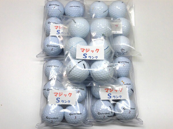 【マジックSランク】テーラーメイド　TOUR RESPONSE　 2022年　ホワイト　30球【中古】ロストボール　ゴルフボール　Taylor Made　ツアーレスポンス　W【送料無料】