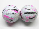 【Bランク】Taylor Made 2024年 SPEED SOFT INK ピンク 1球【中古】ロストボール ゴルフボール テーラーメイド スピードソフト イ...