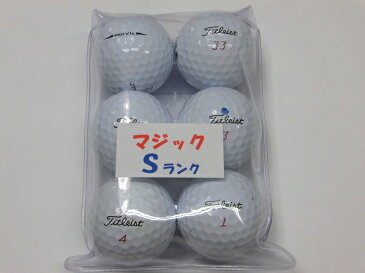 【マジックSランク】タイトリスト　PRO V1X　2017年　30球【中古】ロストボール　ゴルフボール　プロブイワンエックス　Titleist【送料無料】