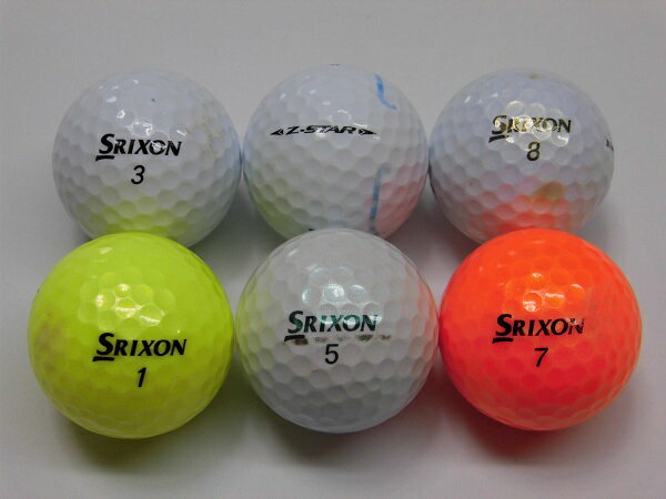 【Bランク】スリクソン　ゼットスター　2019年　1球【中古】ロストボール　ゴルフボール　SRIXON Z-STAR