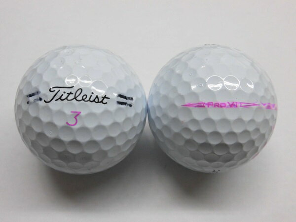 【マジックSランク】タイトリスト　PRO V1　2019年　ピンクエディション　1球【中古】ロストボール　ゴルフボール　プロブイワン　Titleist