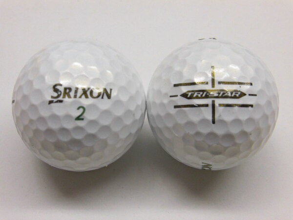 【Bランク】スリクソン　トライスター　2020年　プレミアムホワイト　1球【中古】ロストボール　ゴルフボール　SRIXON　TRI-STAR
