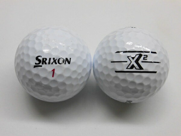 【Aランク】【マーク ネーム有】スリクソン エックス2 2020年 ホワイト 1球【中古】ロストボール ゴルフボール SRIXON X2