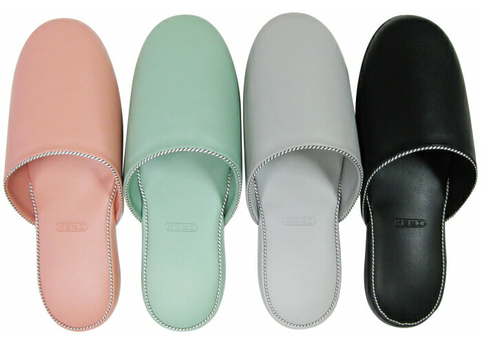 名入れスリッパ 1足からOK! レザー調 ビニール スリッパ 抗菌防臭 拭ける ネーム 1足 から オーダー オリジナル オフィス 学校 病院 健康診断 歯科 サロン 店舗 幼稚園 保育園 施設 会社 公民館 はり きゅう 整体 ジム ゲスト用 来客用 来賓用 2