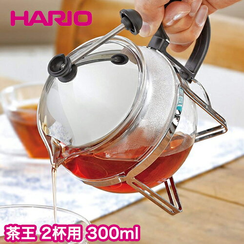 ティーポット 茶王 2杯用 300ml HARIO ハリオ CHA-2SV 合羽橋 かっぱ橋 ティーポット 紅茶ポット 緑茶