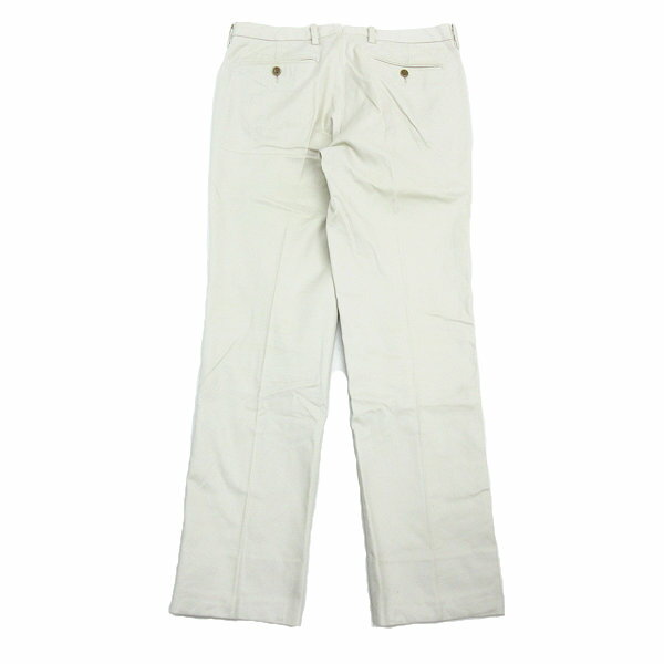 k■シップス/SHIPS ワンタック スリムコットンパンツ【46】ベージュ/MENS/104【中古】