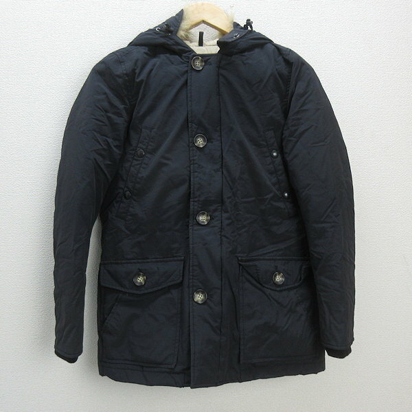 k■フリークスストア/FREAK'S STORE FINEST DOWN フーディダウンジャケット【F】紺/LADIES■89【中古】