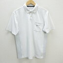 z■ナイキ/NIKE GOLF 半袖ポロシャツ ゴルフウエア【M】白/men's/73【中古】(4)