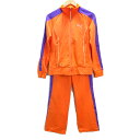 k■プーマ/PUMA 902468 902469 PLAY TIME トレーニングジャージ 上下セットアップ【上:L 下:M】橙/LADIES■75【中古】