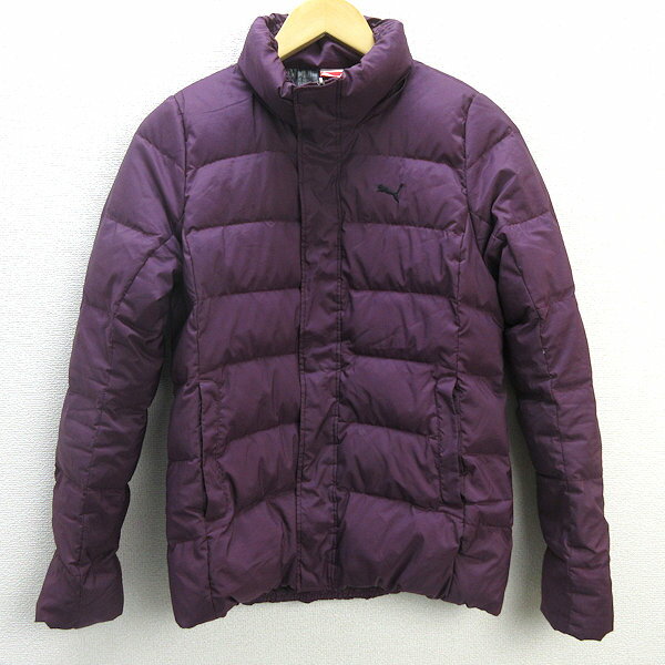 D■プーマ/puma KEEP HEAT ダウンジャケット JKT【M】紫/LADIES/53【中古】