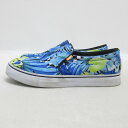 H■【27cm】ナイキ/NIKE CD7003 WMNS COURT ROYALE AC SLIP PRINTED スニーカー/青/LADIES■3【中古】
