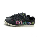 s■【23cm】アディダス/adidas NEO vibecomplete スニーカー■黒/LADIES/100【中古】