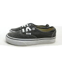 s■【US7】バンズ/VANS オーセンティック キャンバス スニーカー■灰/LADIES/91【中古】