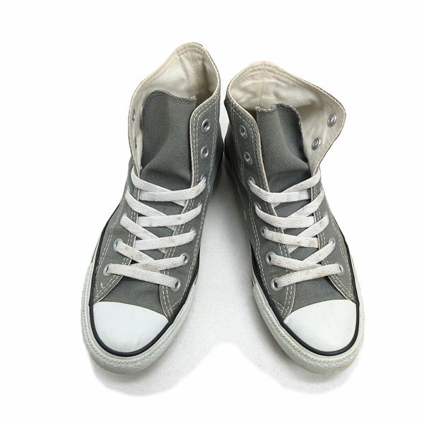 a■【23cm】コンバース/CONVERSE ALLSTAR 1C988 ハイカット キャンバススニーカー 灰/LADIES/31【中古】