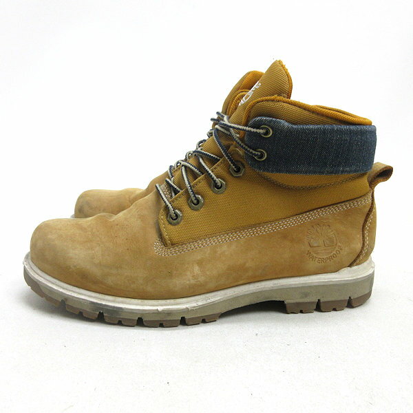 Q■【 8 M 】ティンバーランド/Timberland A181N ロールトップブーツ■サンドMENS/37 【中古】