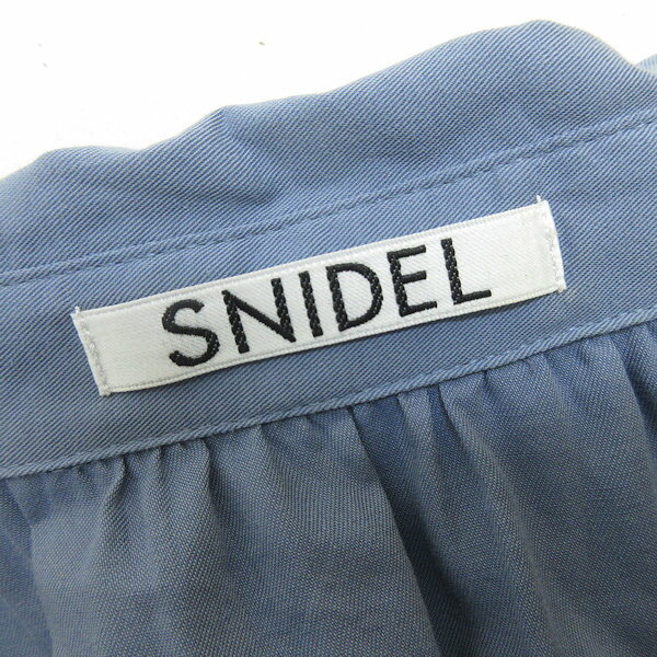 H■スナイデル/SNIDEL ドルマンワンピース/ベルト付き【1】サックスブルー/LADIES■14【中古】