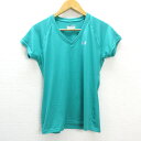 a■アンダーアーマー/UNDER ARMOUR ロゴプリント 半袖Tシャツ【SM】緑/MENS/128【中古】