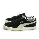 y■【22.5cm】プーマ/PUMA SUEDEスエードレザースニーカー■黒LADIES/70【中古】