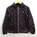 s■エドウィン/EDWIN GOLF 星柄 ゴルフウェア/ウインドブレーカー JKT【M】黒/LADIES/110【中古】