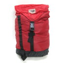 Q■ノースフェイス/THE NORTH FACE K-TY721ポケッタブル ナイロンリュックサック■赤BAG/76【中古】BAG■黒/ビジネスMENS/27【...