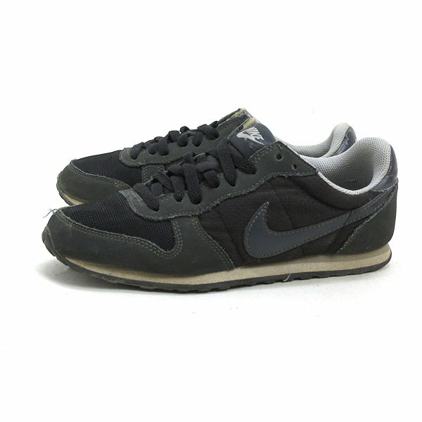 k■【24cm】ナイキ/NIKE 644451-001 WMNS GENICCO ジニコ スニーカー/黒/LADIES/55 【中古】