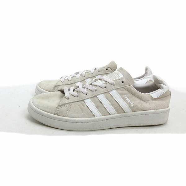 a■【25.5cm】アディダス/adidas CQ2106 スニーカー ベージュ系/LADIES/84【中古】