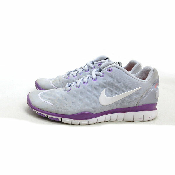 z■【23.5cm】ナイキ/NIKE ナイキ フリー TR フィット 429785-500 白紫/LADIES/20【中古】■