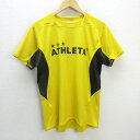G■アスレタ/ATHLETA Tシャツ/フットサル トレーニングウエア【M】黄/men's/40【中古】■