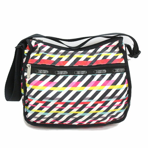 a■レスポートサック/LESPORTSAC 総柄 ショルダーバッグBAG 白/LADIES/149【中古】